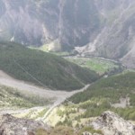 Au-dessus de la passerelle