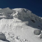 Les séracs de la face nord du Dom